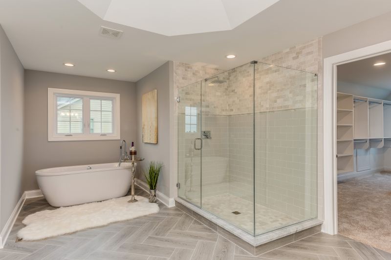 Large Walk-In Shower with Bench