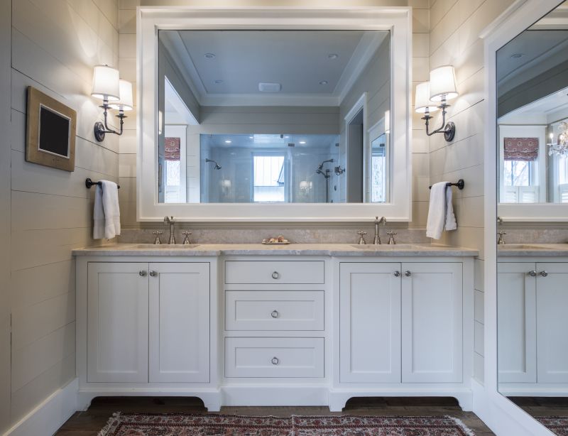 Double Vanity with Storage